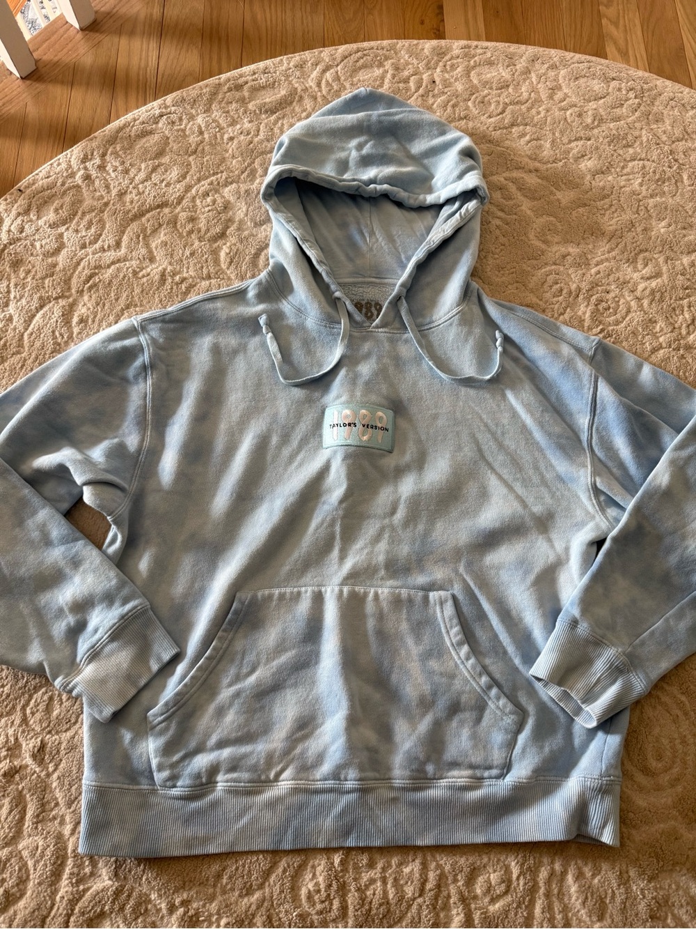 Taylor Swift 1989 Light Blue Tie-Dye Hoodie Sweatshirt